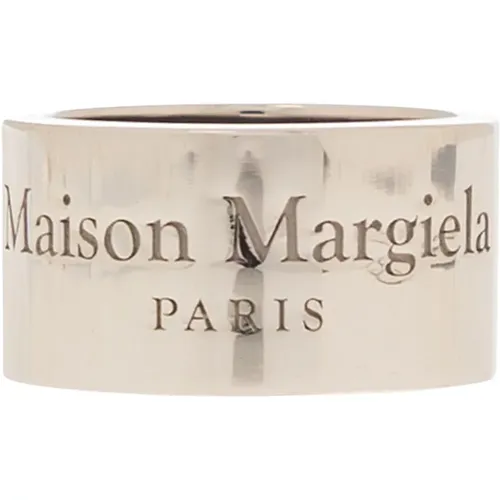 Silver ring , unisex, Sizes: 45 MM - Maison Margiela - Modalova