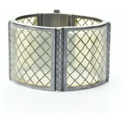 Pre-owned Silver bracelets , female, Sizes: ONE SIZE - Bottega Veneta Vintage - Modalova