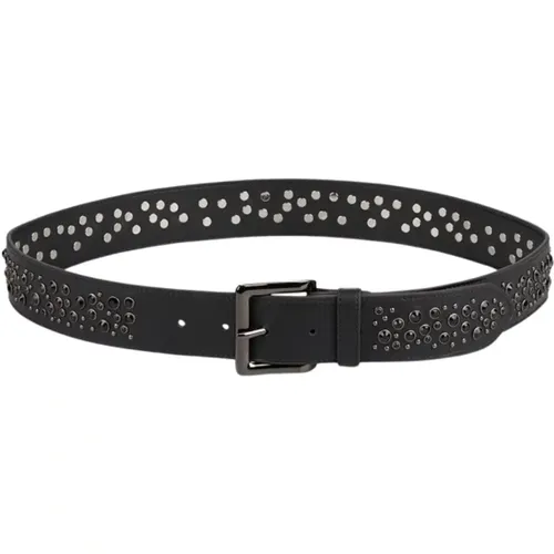 Beaded leather belt , female, Sizes: L - Alma en Pena - Modalova