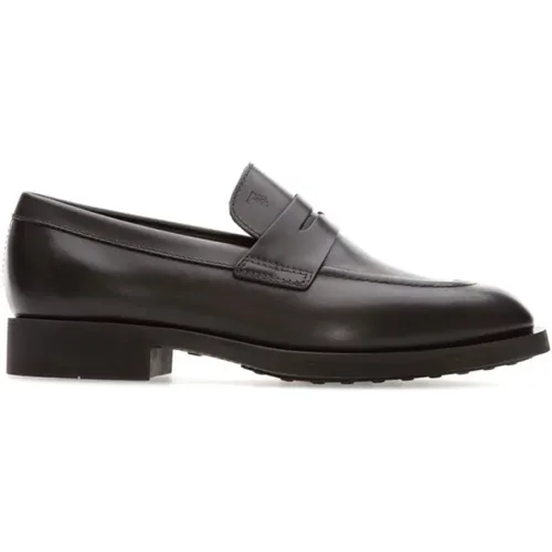 Klassische Schwarze Lederloafer , Herren, Größe: 44 EU - TOD'S - Modalova