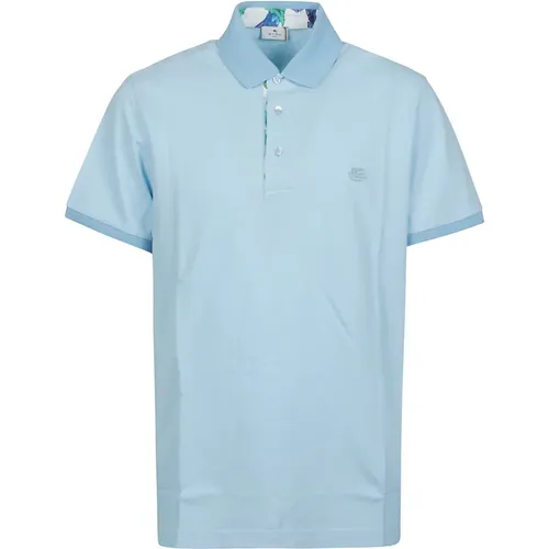 Roma Short Sleeve Polo Shirt , male, Sizes: M, 2XL, L, XL - ETRO - Modalova