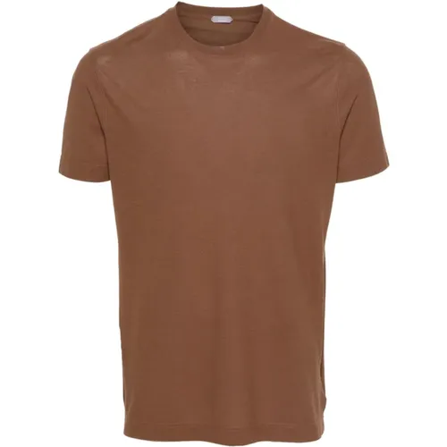 T-shirts and Polos , male, Sizes: XL - Zanone - Modalova