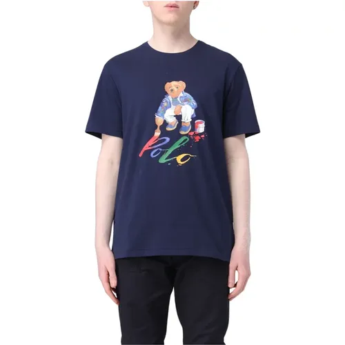 Bear T-Shirt , male, Sizes: L - Polo Ralph Lauren - Modalova