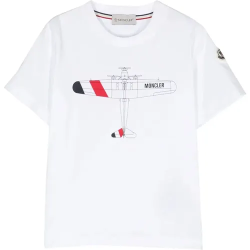 Kinder Grafik T-Shirt Moncler - Moncler - Modalova