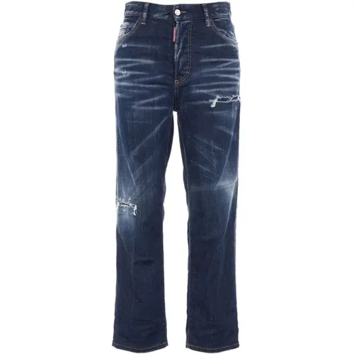 Straight Jeans S75Lb0631 S30342 22 22 , female, Sizes: M - Dsquared2 - Modalova