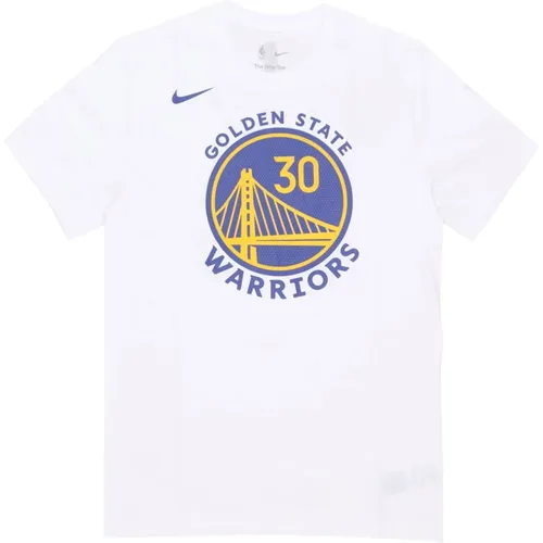 Stephen Curry NBA Tee Weiß , Herren, Größe: XS - Nike - Modalova