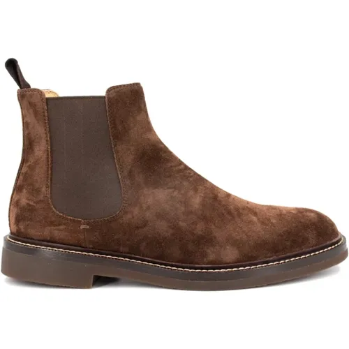 Italienische Wildleder Stiefeletten Urbaner Stil - BRUNELLO CUCINELLI - Modalova