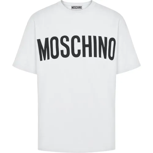 T-Shirts , Herren, Größe: L - Moschino - Modalova