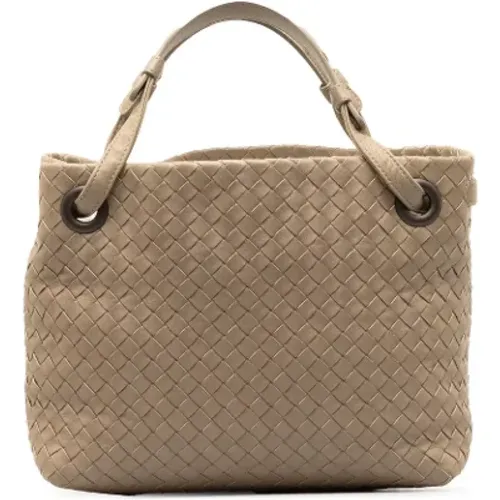 Pre-owned Leather shoulder-bags , female, Sizes: ONE SIZE - Bottega Veneta Vintage - Modalova