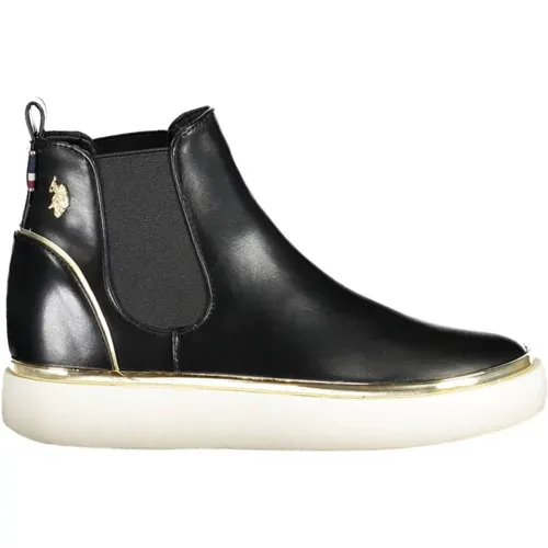 Elegant Ankle Boots with Contrast , female, Sizes: 2 UK, 5 UK, 3 UK, 6 UK, 4 UK - U.s. Polo Assn. - Modalova