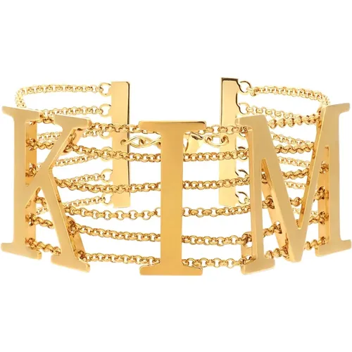 Gold Ss23 WomenAcries Bracelet , female, Sizes: ONE SIZE - Dolce & Gabbana - Modalova