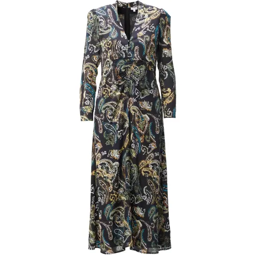 Paisley Print Long Sleeve Dress , female, Sizes: L, S, XL - Lala Berlin - Modalova