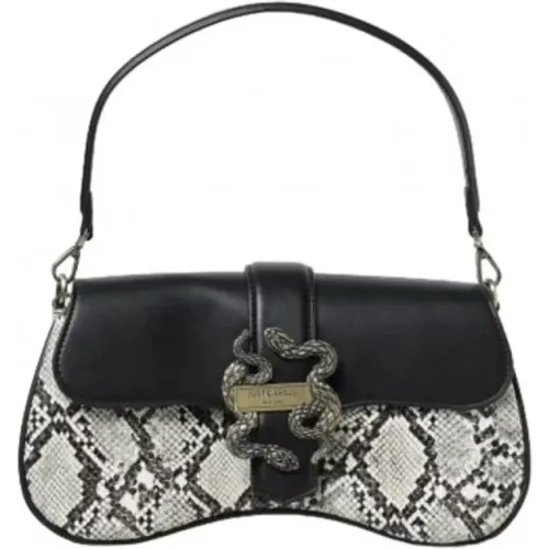 Damenhandtasche mit Pythonmuster - Just Cavalli - Modalova