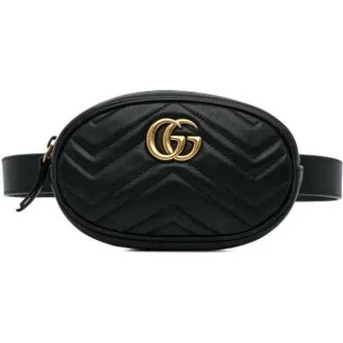 Pre-owned Leder schultertasche - Gucci Vintage - Modalova