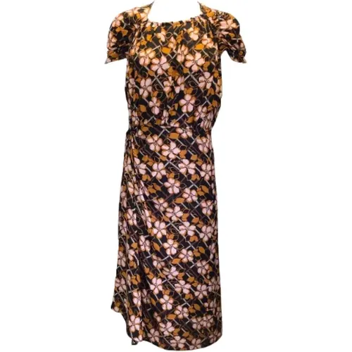 Blumenmuster Viskose Midi Kleid - Marni Pre-owned - Modalova