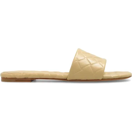 ‘Amy’ leather slides , female, Sizes: 3 1/2 UK, 6 UK, 4 1/2 UK, 2 UK, 4 UK, 3 UK, 2 1/2 UK - Bottega Veneta - Modalova