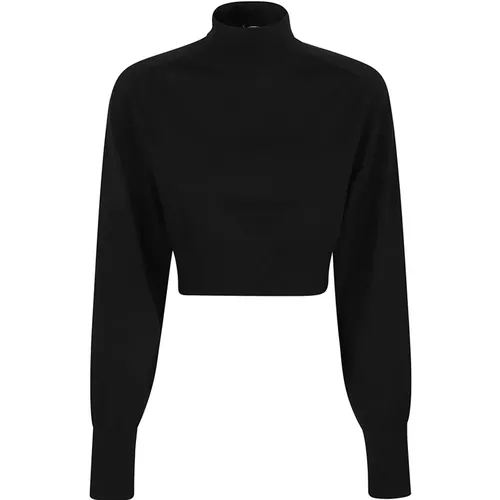 Puffed Turtleneck Sweater , female, Sizes: M, S, L, XS - Max Mara - Modalova