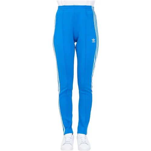 Blaue Sport-Hose für Damen , Damen, Größe: M - adidas Originals - Modalova