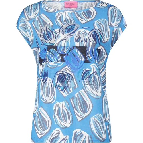 Glitter Print Casual T-shirt , Damen, Größe: M - Betty Barclay - Modalova