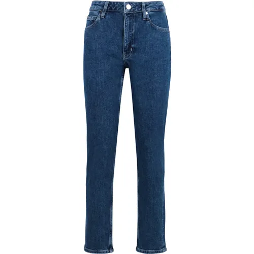 Straight-leg Jeans mit Rückenlogo-Label - Calvin Klein - Modalova