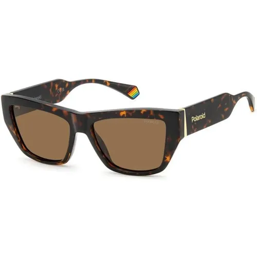 Sonnenbrille,Schwarze/Graue Sonnenbrille,Sunglasses - Polaroid - Modalova