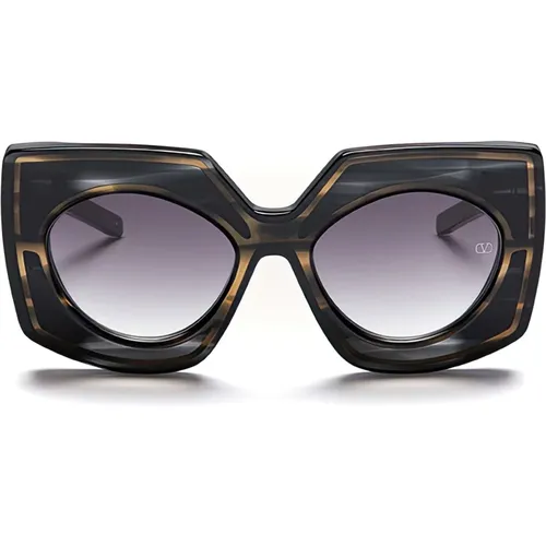 V-Soul /Gold Butterfly Sunglasses , female, Sizes: ONE SIZE - Valentino - Modalova