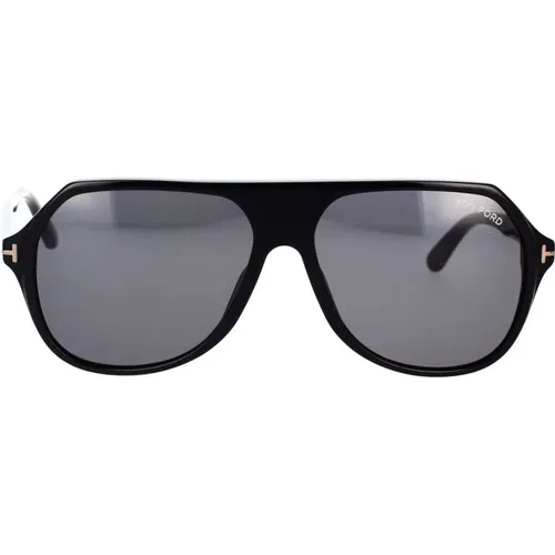 Klassische Piloten-Sonnenbrille , unisex, Größe: 59 MM - Tom Ford - Modalova