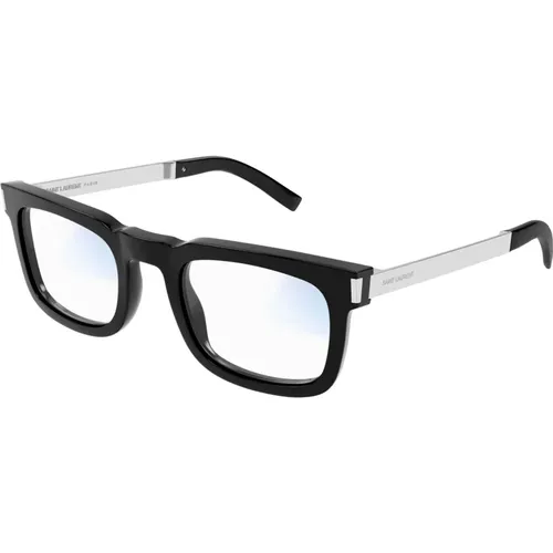 Blue Sonnenbrillen with Beyond Grey Lenses , unisex, Größe: 51 MM - Saint Laurent - Modalova