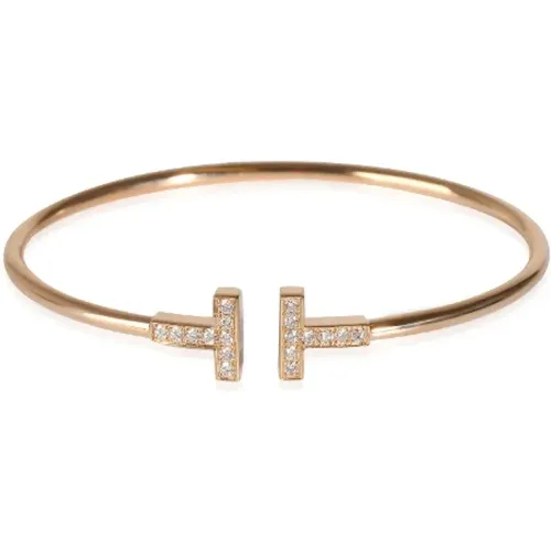 Pre-owned Rose Gold bracelets , female, Sizes: ONE SIZE - Tiffany & Co. Pre-owned - Modalova