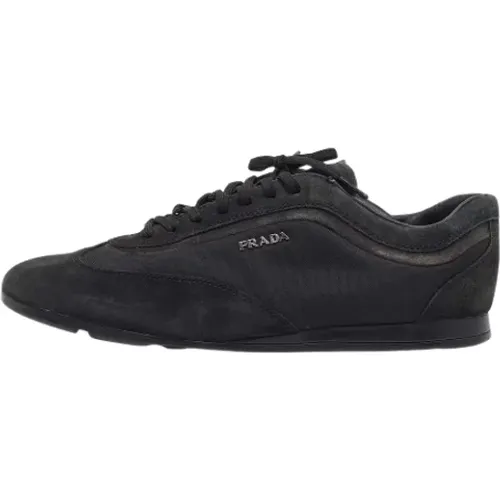 Pre-owned Nylon sneakers , male, Sizes: 9 1/2 UK - Prada Vintage - Modalova