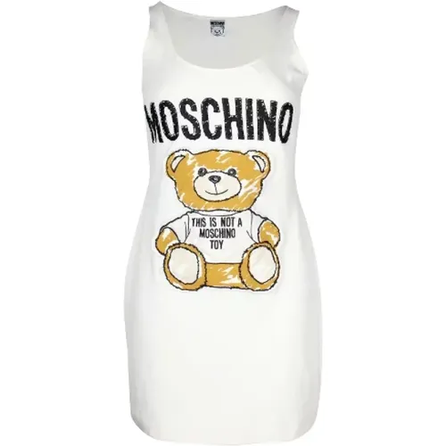 Pre-owned Cotton dresses , female, Sizes: M - Moschino Pre-Owned - Modalova
