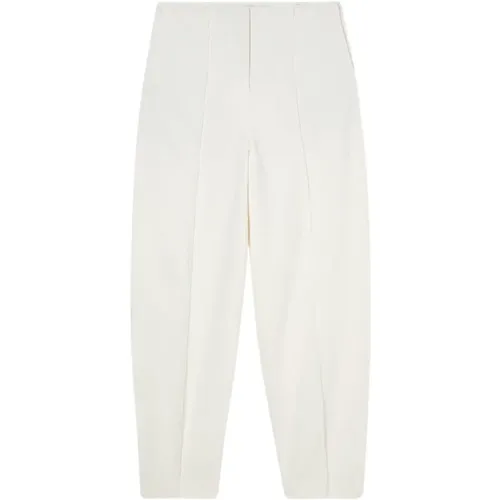 Cropped Barrel Leg Trousers , female, Sizes: S/M - Róhe - Modalova