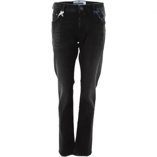 Nick Slim Grey Jeans for Men , male, Sizes: W31 - Jacob Cohën - Modalova