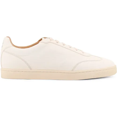 Leder Logo Sneakers Gummisohle Italien - BRUNELLO CUCINELLI - Modalova