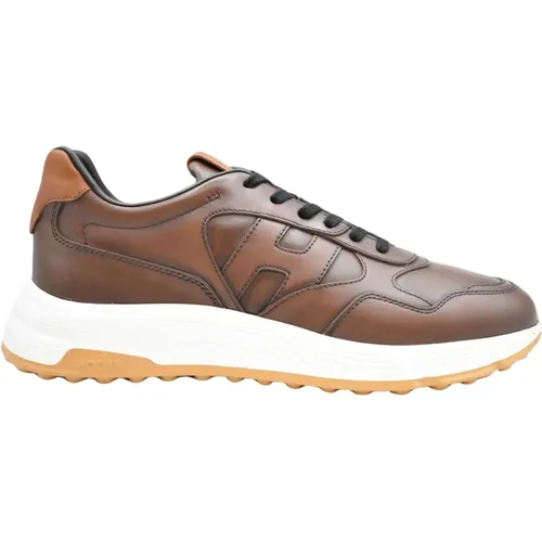 Leather Laced Shoes , male, Sizes: 6 UK, 8 UK, 7 UK, 9 UK - Hogan - Modalova