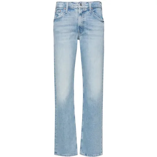 Clear Distressed Slim Cut Jeans , female, Sizes: W26, W24, W25, W29 - Mother - Modalova
