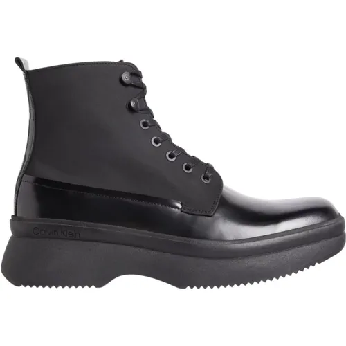 Lace-Up Ankle Boots , male, Sizes: 12 UK, 11 UK, 10 UK, 9 UK - Calvin Klein - Modalova