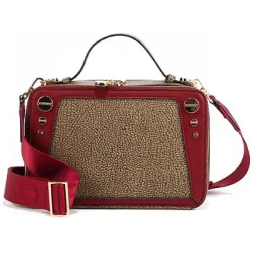 Red Handbag with Removable Strap , female, Sizes: ONE SIZE - Borbonese - Modalova