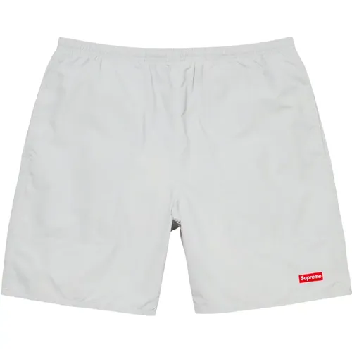 Graue Nylon Badeshorts Limited Edition , Herren, Größe: L - Supreme - Modalova