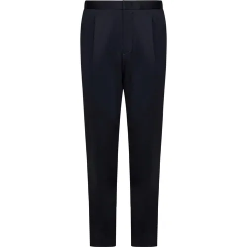 Trousers with Elasticized Waist , male, Sizes: S, L, M, XL - Emporio Armani - Modalova