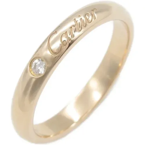 Pre-owned Rose Gold rings , female, Sizes: ONE SIZE - Cartier Vintage - Modalova