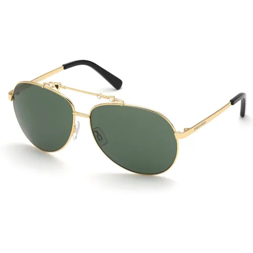 Stilvolle Sonnenbrille mit Metallrahmen - Dsquared2 - Modalova