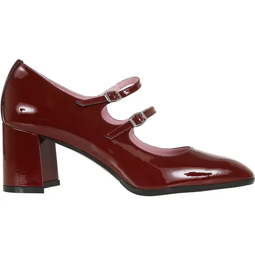 Rote Mary Jane Pumps , Damen, Größe: 37 EU - Carel - Modalova