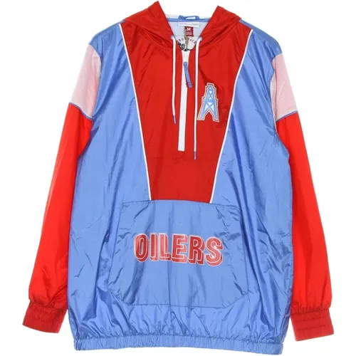 Houston Oilers Windbreaker , Herren, Größe: L - Mitchell & Ness - Modalova