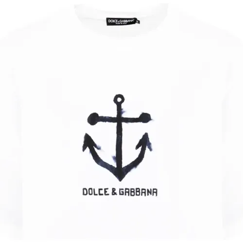 T-Shirts , male, Sizes: L, M, S - Dolce & Gabbana - Modalova