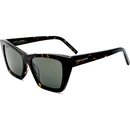 Stylische Sonnenbrille für Frauen , Damen, Größe: 55 MM - Saint Laurent - Modalova