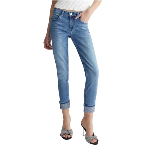 Stretch-Baumwoll-Denim Skinny Jeans , Damen, Größe: W28 - Liu Jo - Modalova