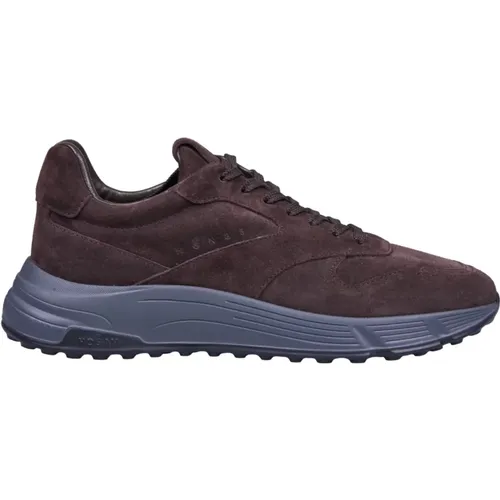 Braune Hyperlight Sneakers Memory Foam Fußbett , Herren, Größe: 44 EU - Hogan - Modalova