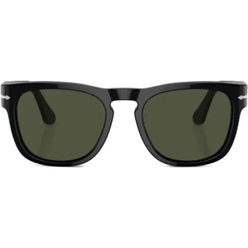 Schwarze Sonnenbrille mit Originalzubehör , unisex, Größe: 54 MM - Persol - Modalova
