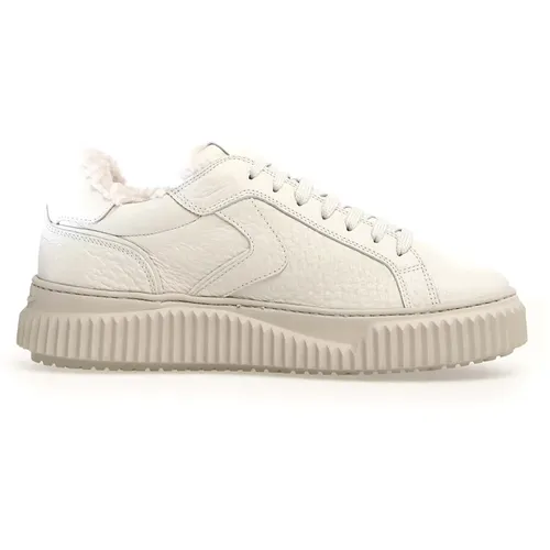 Weiße Ledersneakers City Chic Stil , Damen, Größe: 38 EU - Voile blanche - Modalova